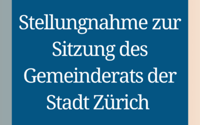 Stellungnahme zur Sitzung des Gemeinderats der Stadt Zürich vom 12.11.2025