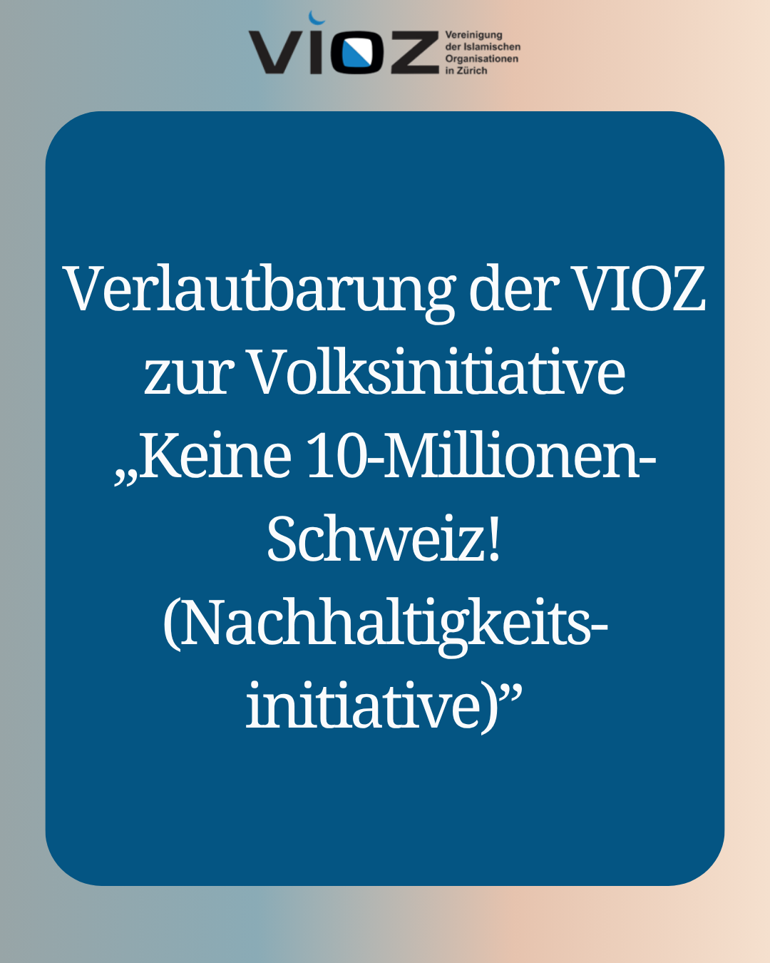 Verlautbarung 10-Millionen-CH